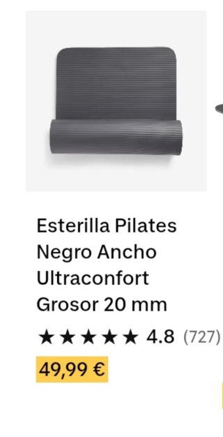 Esterilla Domyos Gris