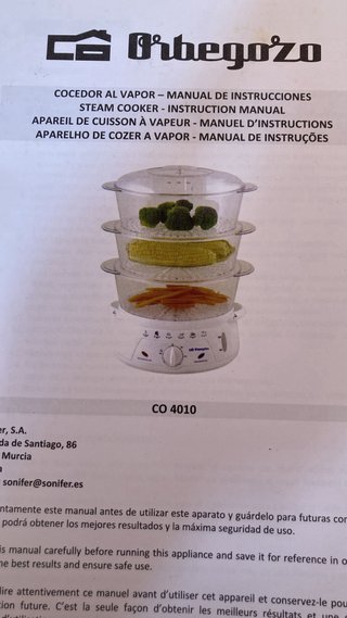 Cocedor al vapor Orbegozo CO 4010