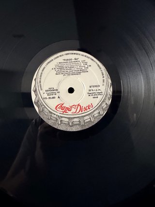 ÑU - Fuego. Vinilo 1983. Chapa discos