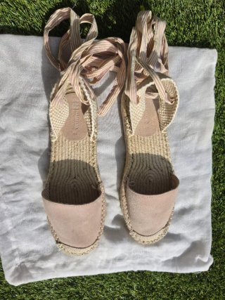 Alpargatas Pull&Bear Rosa Talla 37