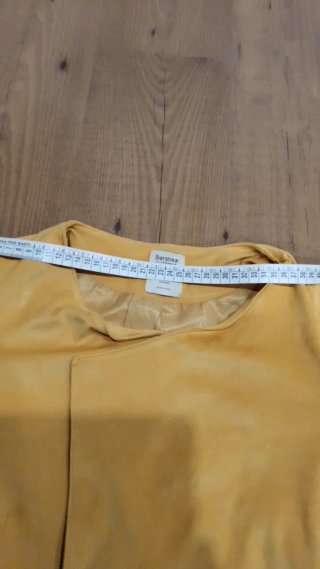 Giacca Bershka senape manica 3/4