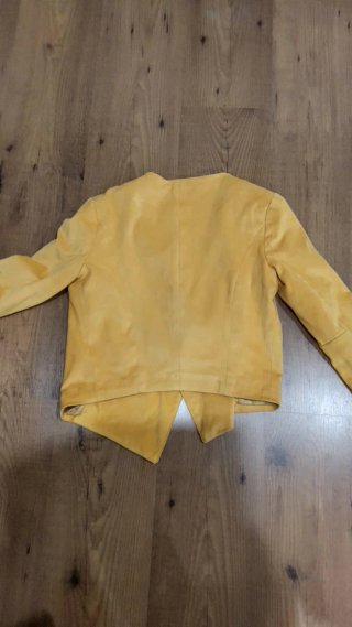 Giacca Bershka senape manica 3/4