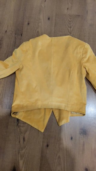 Giacca Bershka senape manica 3/4