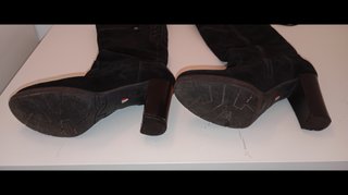 Botas altas de ante negro Nero Giardini talla 39