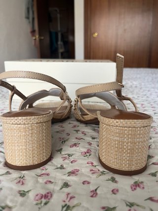 Sandalias NOA HARMON beige rafia