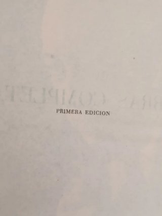 PRIMERA EDICIÓN OBRAS COMPLETAS LUCA DE TENA AHR