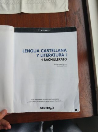 Lengua castellana y literatura I. Libro del est...