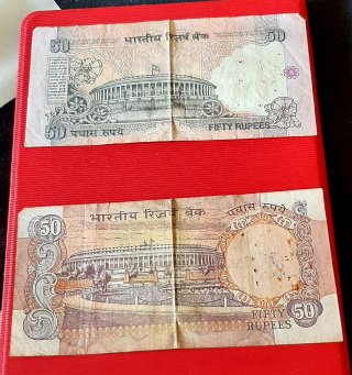 3 Billetes India 100 Rupias (No curso legal)