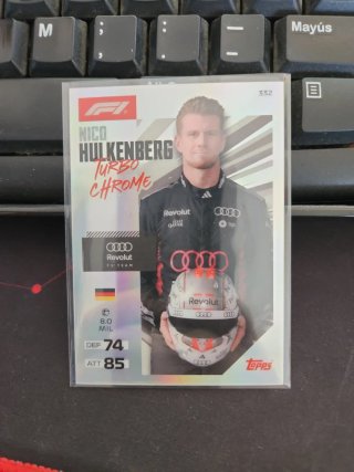 Nico Hülkenberg Turbo Chrome F1 2026 Topps 332