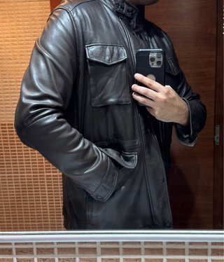 Sahariana piel autentico XXL