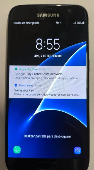 Samsung Galaxy S7 32GB Negro, COMO NUEVO