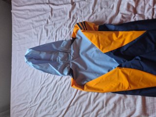Chaqueta Real Madrid Adidas Azul Naranja