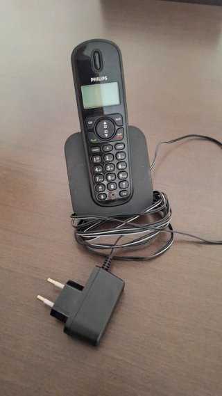 Teléfono Inalámbrico Philips Negro