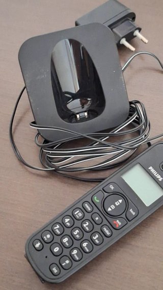 Teléfono Inalámbrico Philips Negro