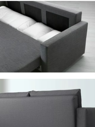 Sofá Cama Gris Ikea