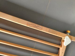 Valla de madera para bebés