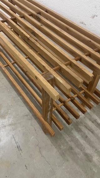 Estantería IKEA BABORD 3 baldas madera