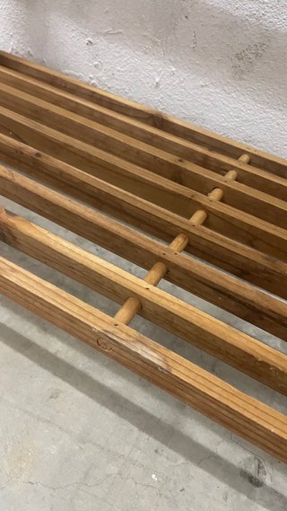 Estantería IKEA BABORD 3 baldas madera