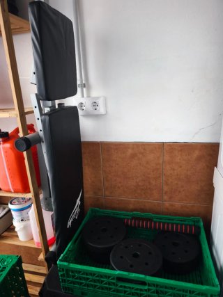 Pack Gimnasio Banco Pesas Mancuernas