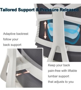 Silla de Oficina Ergonómica HOLLUDLE