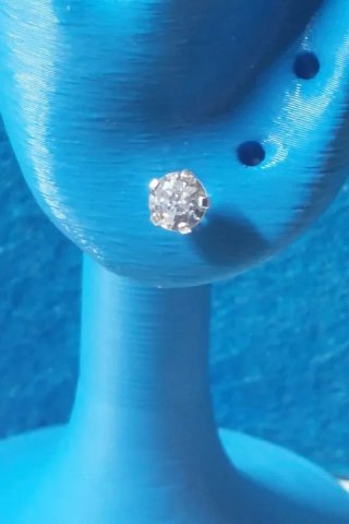 Pendientes de Plata de 5mm