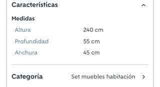 Conjunto muebles dormitorio infantil