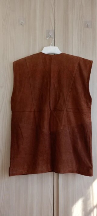 Gilet vintage vera pelle Cabrini Creation EUR42