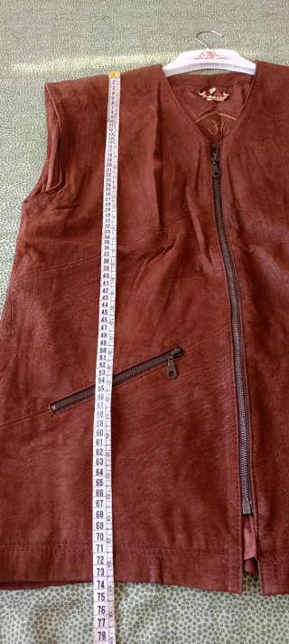 Gilet vintage vera pelle Cabrini Creation EUR42