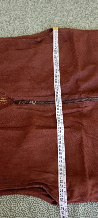 Gilet vintage vera pelle Cabrini Creation EUR42