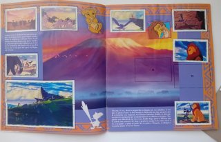 Álbum El Rey León Panini 1995 Incompleto