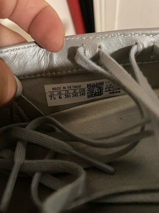 Bailarinas Adidas Piel Plata