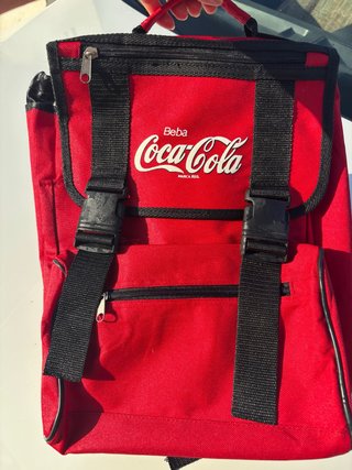 Mochila Coca-Cola Roja Lona
