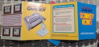 Manual Donkey Kong Super Game Boy Nintendo