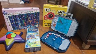 Lote Juegos Mesa: Puzzle, Tic Tac, Hundir Flota