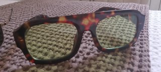 Gafas de sol H&M doradas y marrones