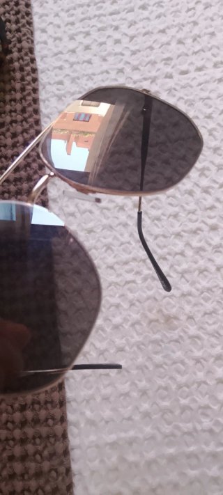 Gafas de sol H&M doradas y marrones