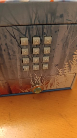 Baúl Joyero Frozen con Cerradura Electrónica