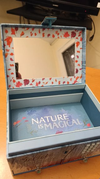 Baúl Joyero Frozen con Cerradura Electrónica