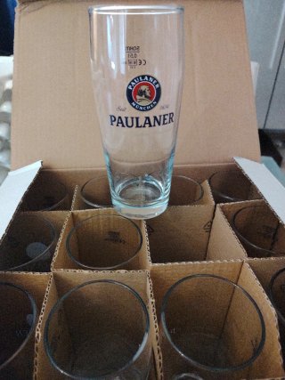 Bicchieri birra Paulaner