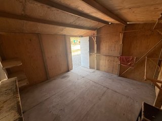 Caseta de madera desmontable