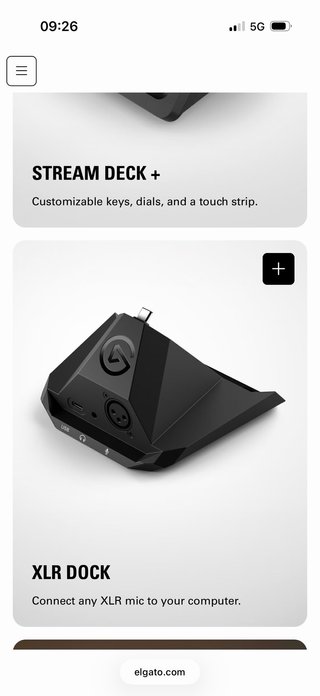 Elgato Stream Deck+ con XLR Dock