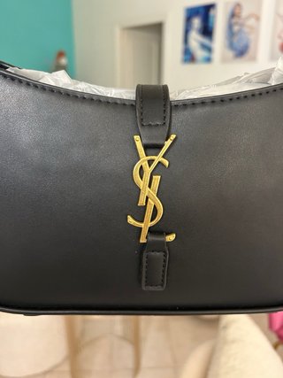 Borsa Yves Saint Laurent nera oro