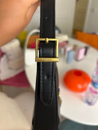 Borsa Yves Saint Laurent nera oro
