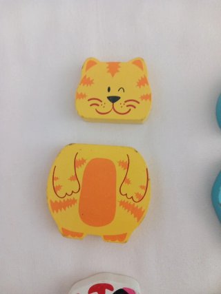GOULA puzzle de madera para bebés: animales