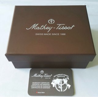 Mathey Tissot GMT Reloj Negro y Plateado