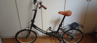 Bicicleta Plegable Moma Negra