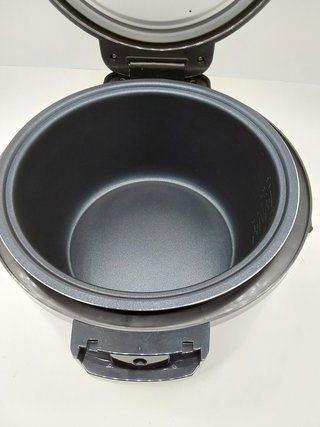 VEVOR Olla Arrocera Comercial de 45 Tazas, 9 Litros y Calentador con Olla Interior Antiadherente, Co
