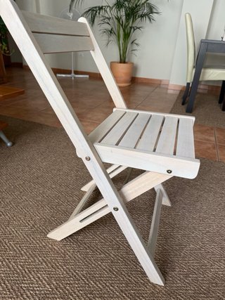 Silla plegable madera balcón/terraza