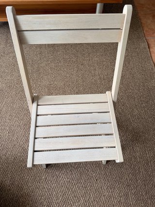 Silla plegable madera balcón/terraza