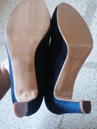 Scarpe tacco Rafiné blu n. 40